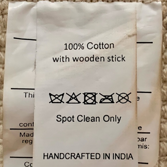 Karma living wall boho chic Macrame Bubble Fabric Art wall hanging 15/32” - Picture 3 of 11